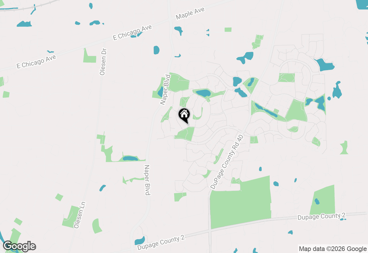 Map of (Address confidential), Lisle, Illinois 60532