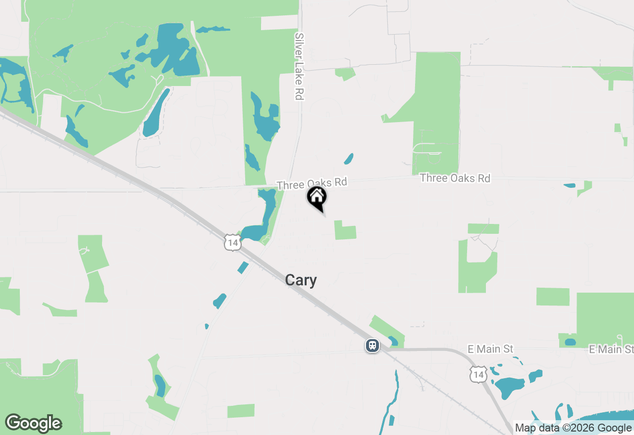 Map of 392 W Margaret Terrace, Cary, IL 60013