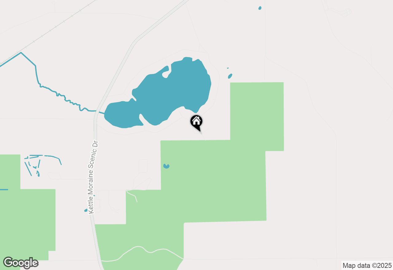 Map of W1275 South Shore Dr, Palmyra, WI 53156