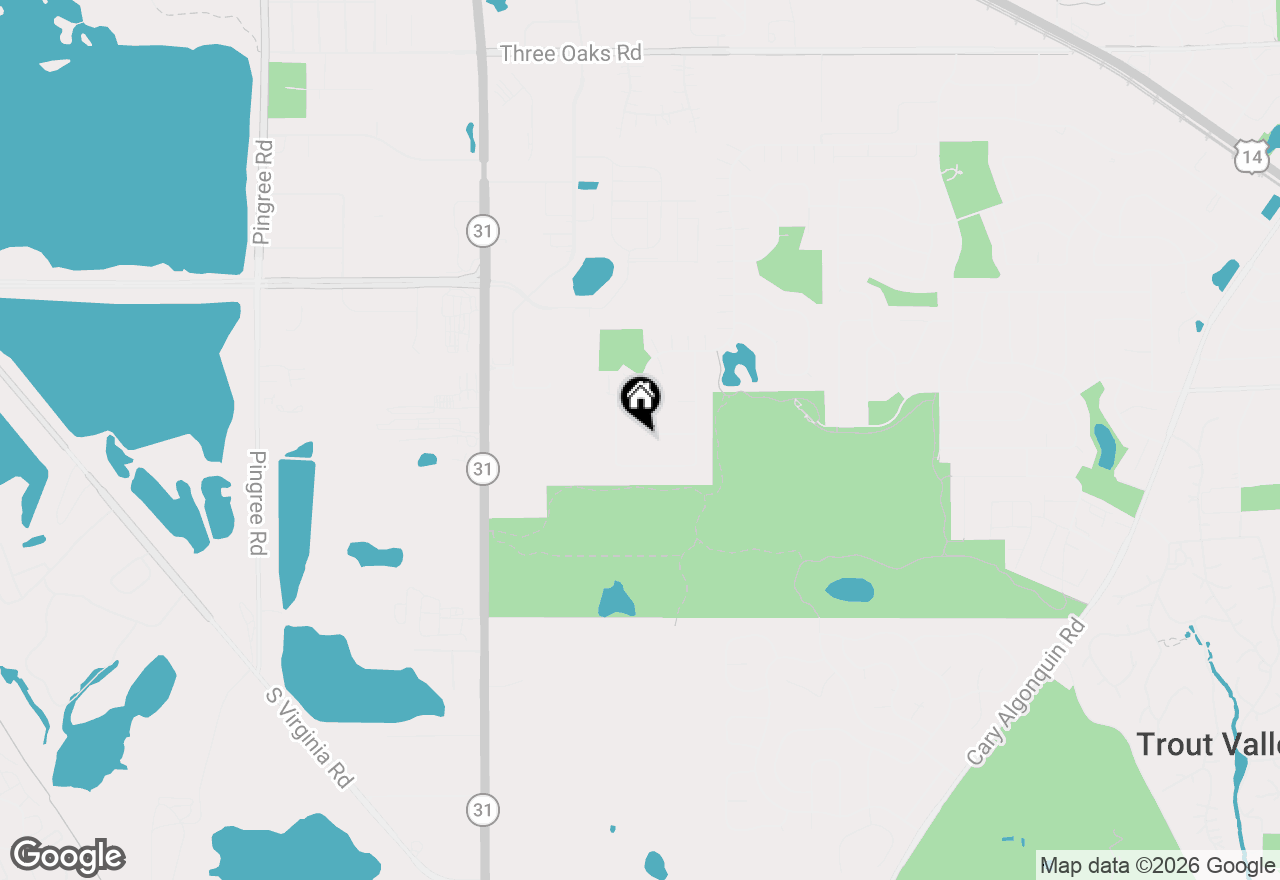 Map of 142 Augusta Lane, Cary, IL 60013