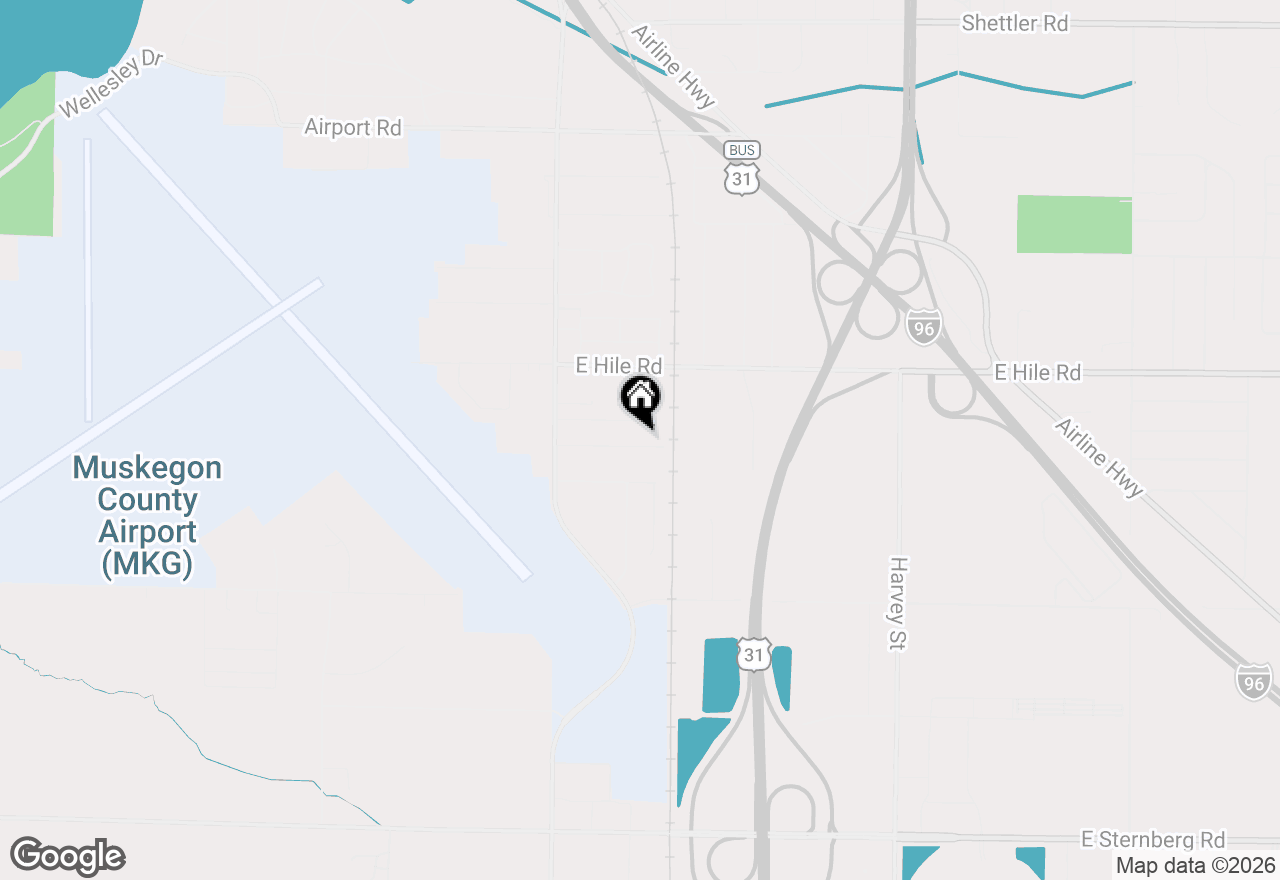 Map of 1140 Bellway Avenue, Norton Shores, MI 49441