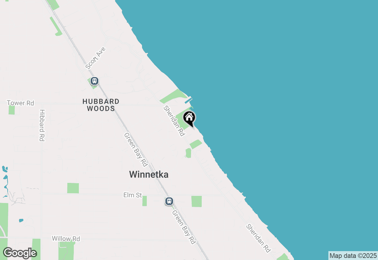 Map of 771 Sheridan Road, Winnetka, IL 60093