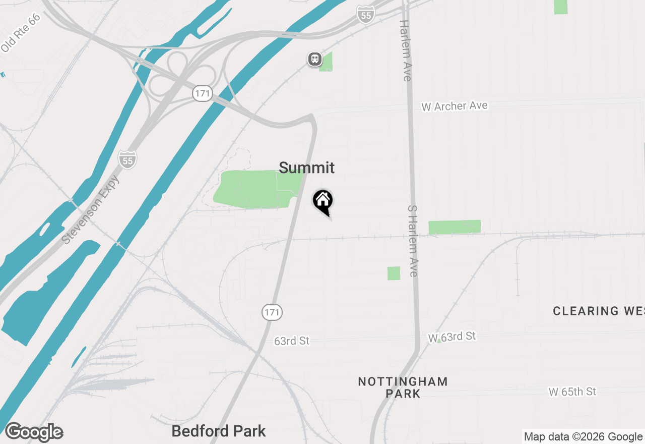 Map of 7508 W 59th Street, Summit, IL 60501