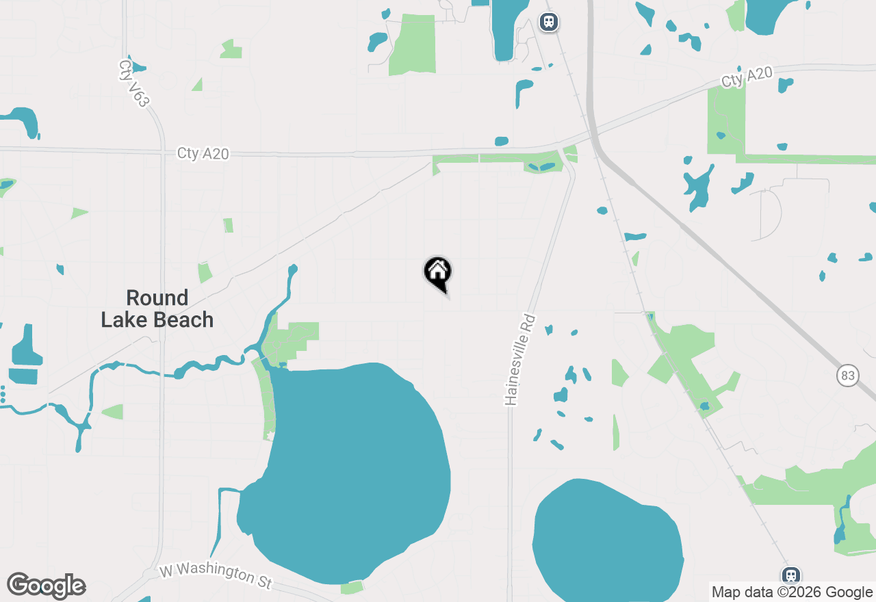 Map of 1308 Ridgeway Street, Round Lake, IL 60073