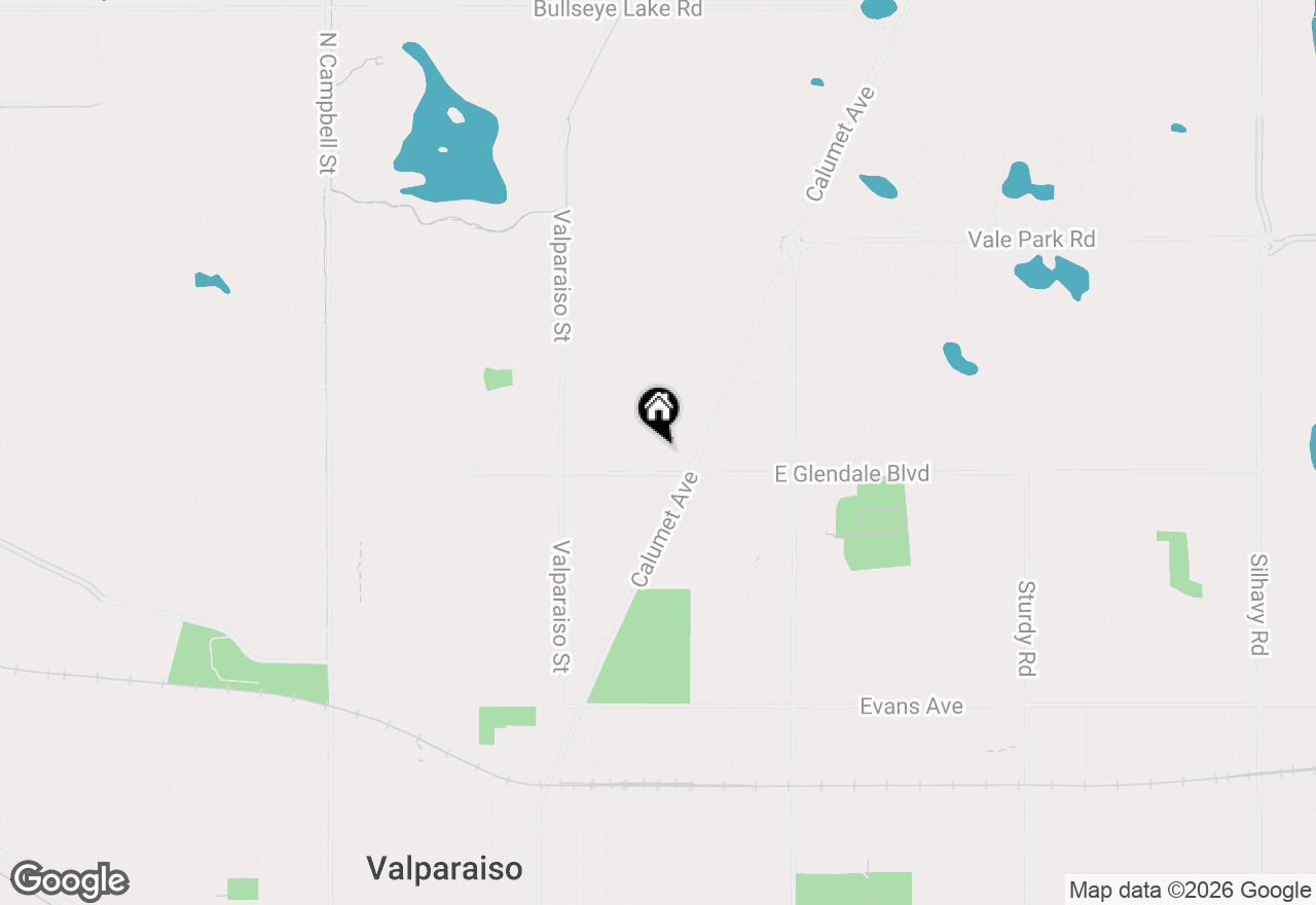 Map of 1905 E Woodglen Circle, Valparaiso, IN 46383