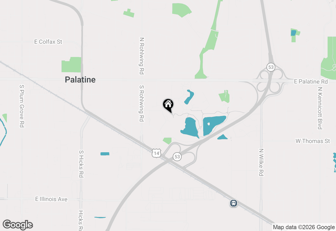 Map of 945 E Kenilworth Avenue #423, Palatine, IL 60074