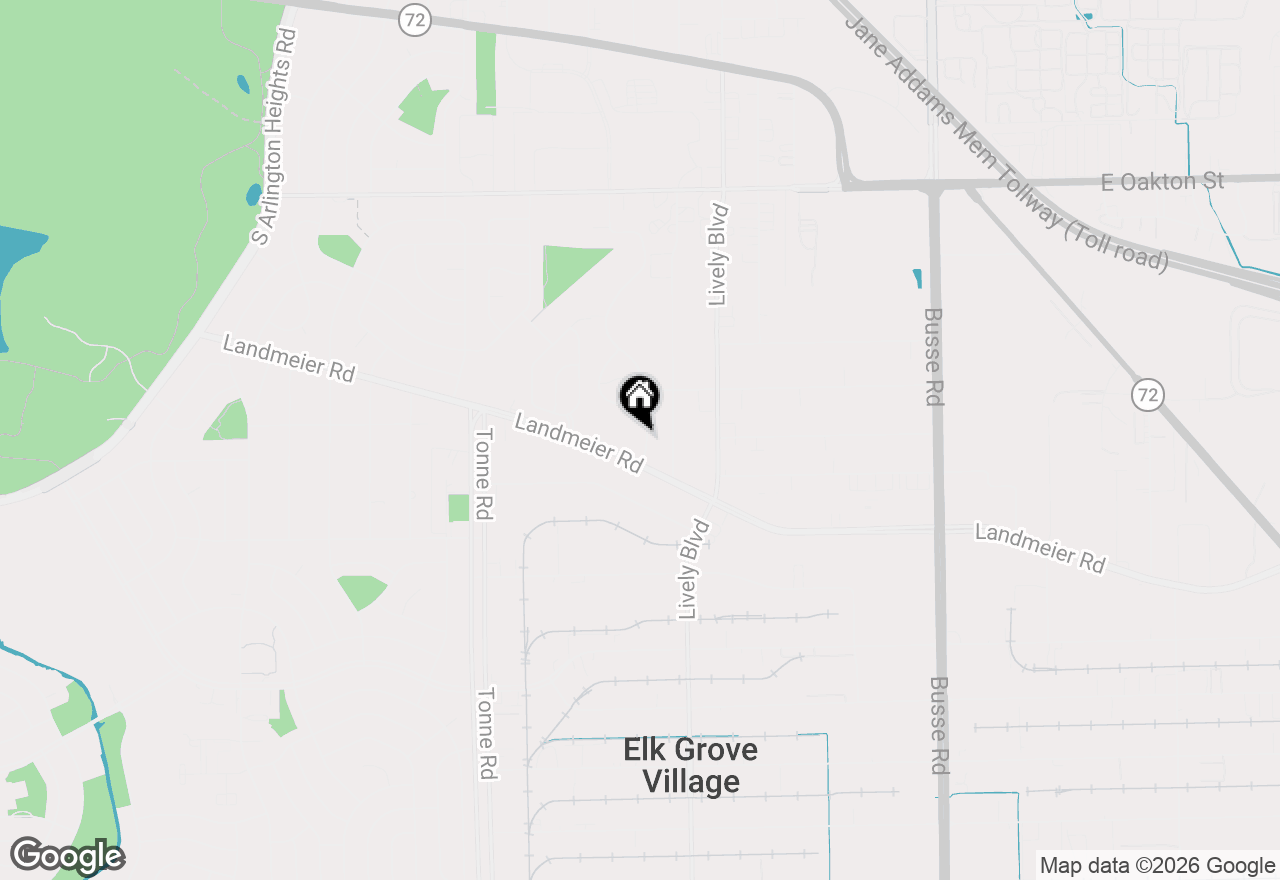 Map of 930 Perrie Drive #104, Elk Grove Village, IL 60007