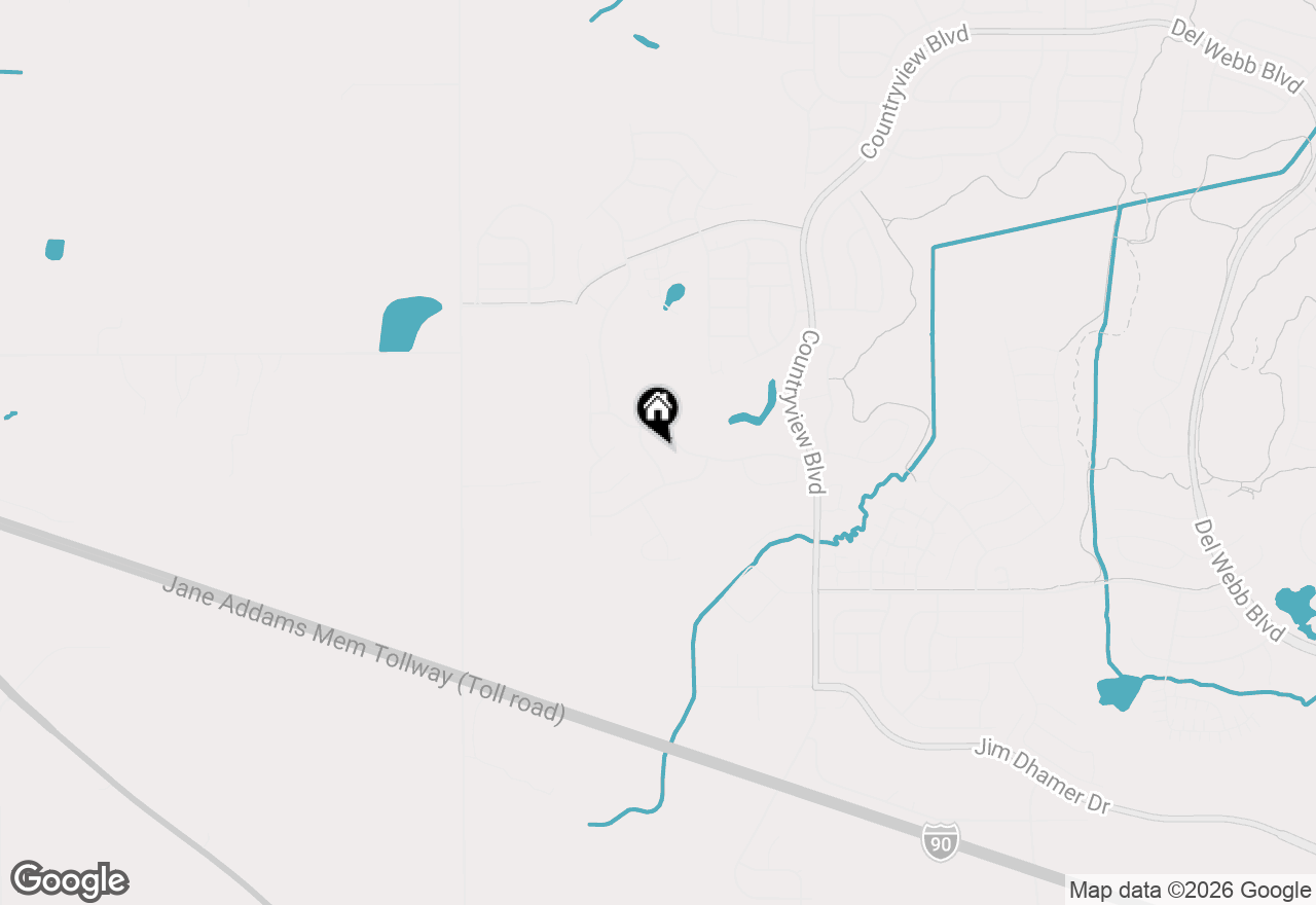 Map of 12856 Tahoe Drive, Huntley, IL 60142
