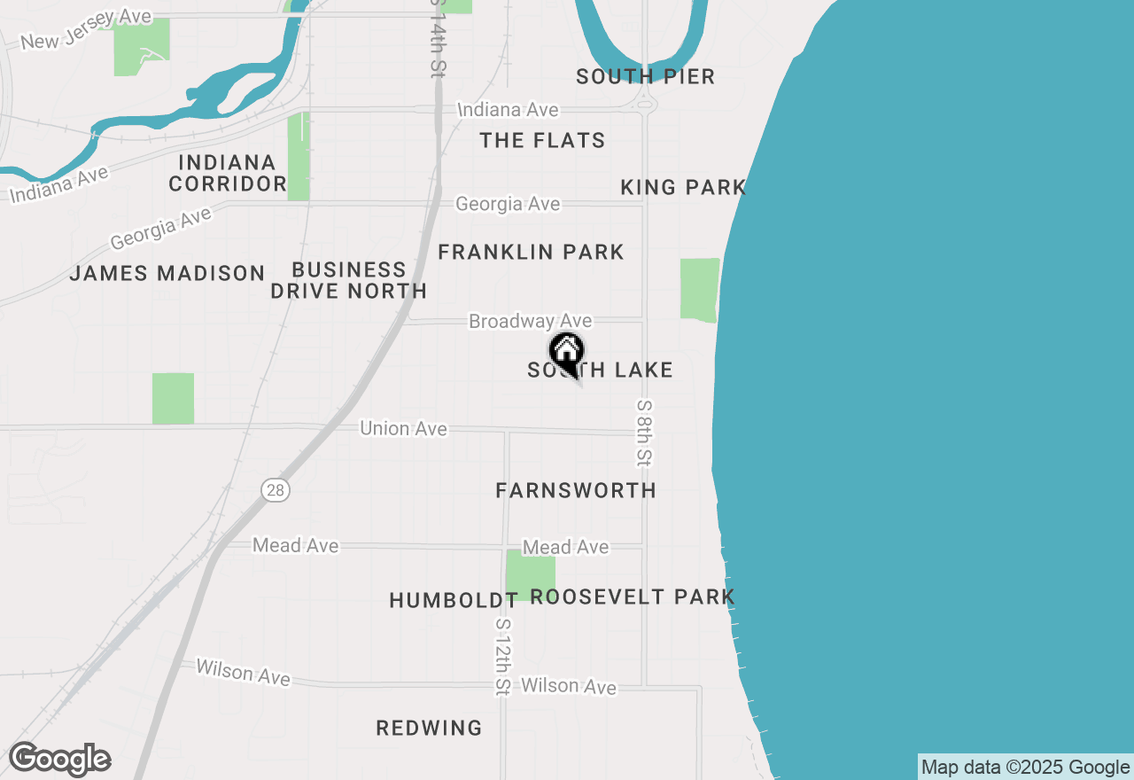Map of 1007 Swift Ave, Sheboygan, WI 53081