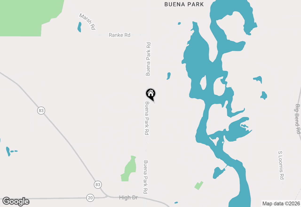 Map of 4935 Buena Park Rd, Waterford, WI 53185