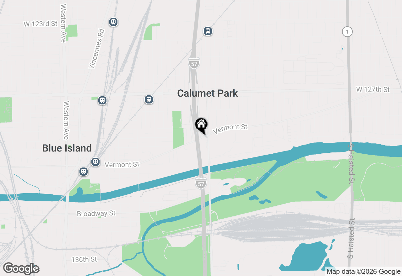 Map of 15811 S Marshfield Avenue, Harvey, IL 60426