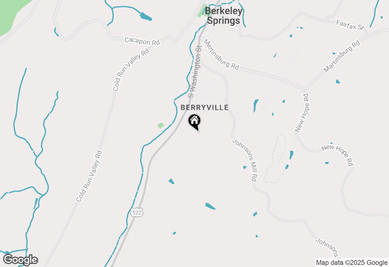Map of 6 Myers Trail, Berkeley Springs, WV 25411