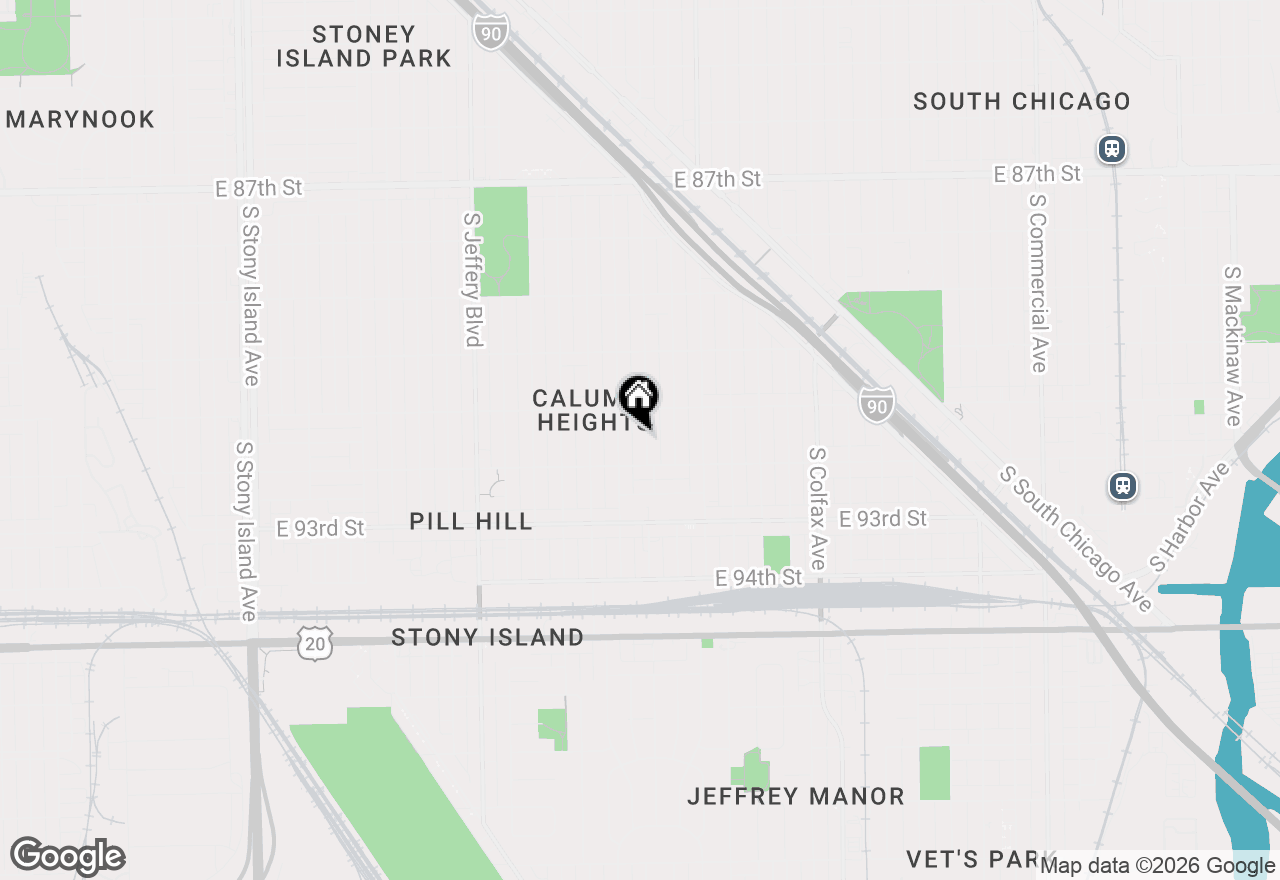Map of 9132 S Crandon Avenue, Chicago, IL 60617