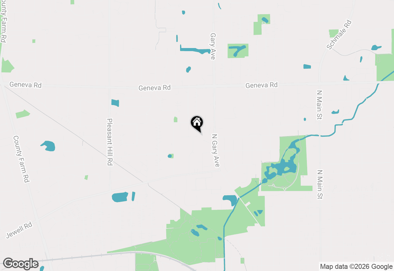 Map of 0N717 Knollwood Drive, Wheaton, IL 60187