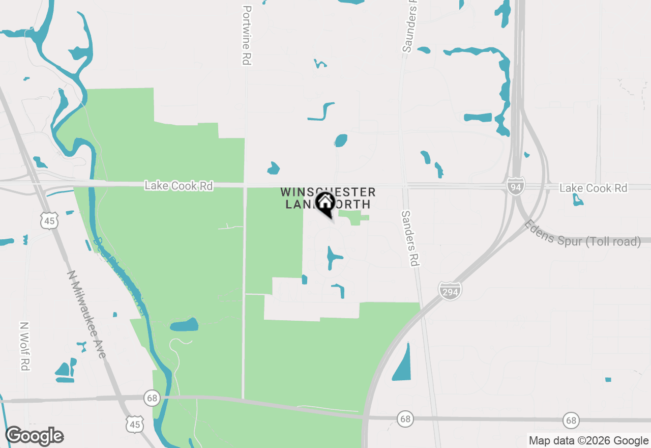 Map of 4568 Lindenwood Lane, Northbrook, IL 60062