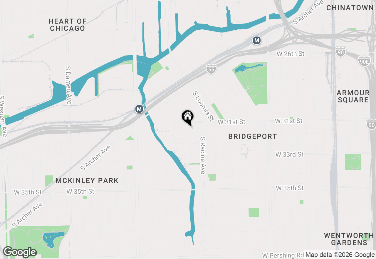 Map of 3123 S Throop Street, Chicago, IL 60608