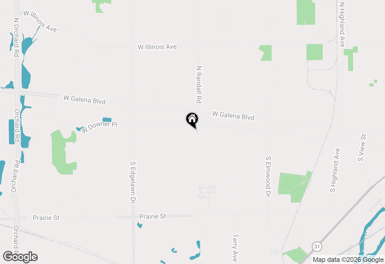 Map of 1421 Garfield Avenue, Aurora, IL 60506