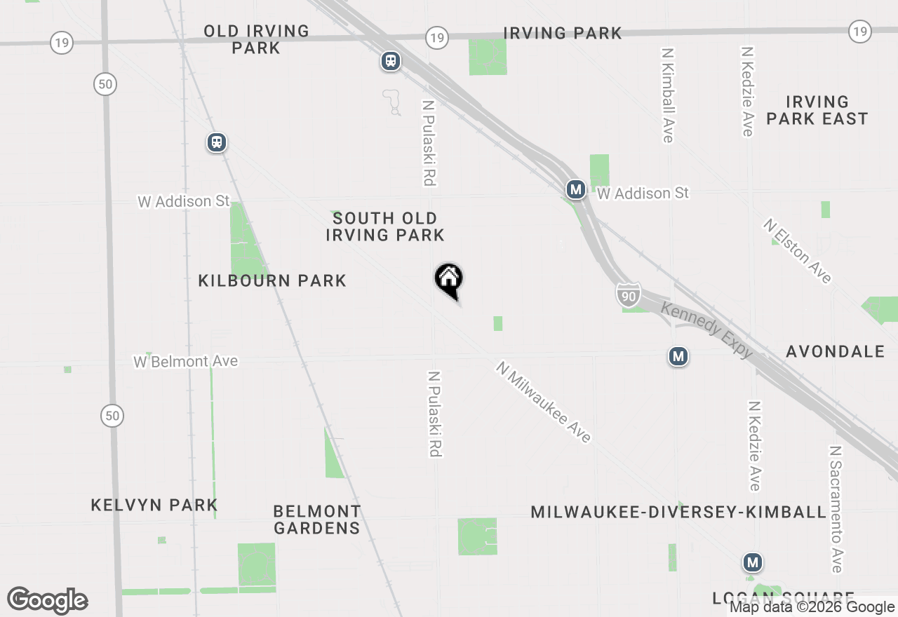 Map of 3310 N Harding Avenue, Chicago, IL 60618