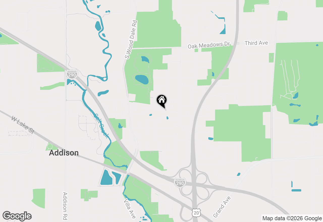 Map of 494 N Ellsworth Avenue, Villa Park, IL 60181