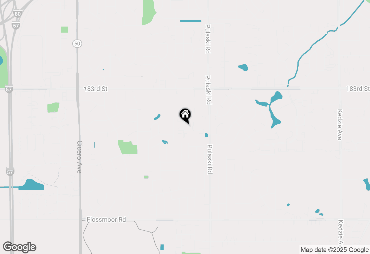 Map of 4543 Windsor Lane, Country Club Hills, IL 60478