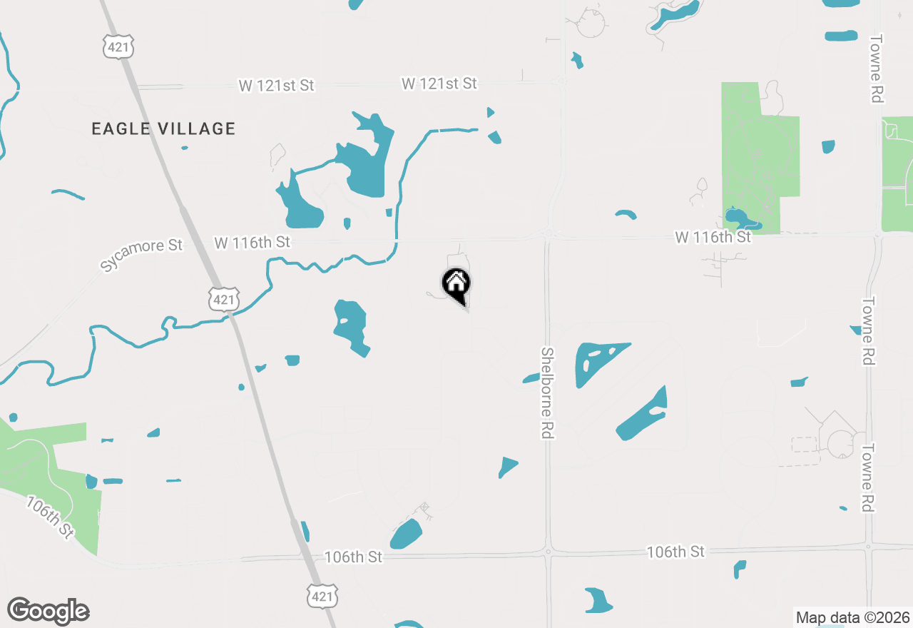 Map of 3929 Andretti Drive, Zionsville, IN 46077