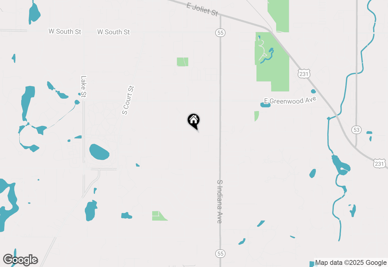 Map of 321 E Elizabeth Drive, Crown Point, IN 46307