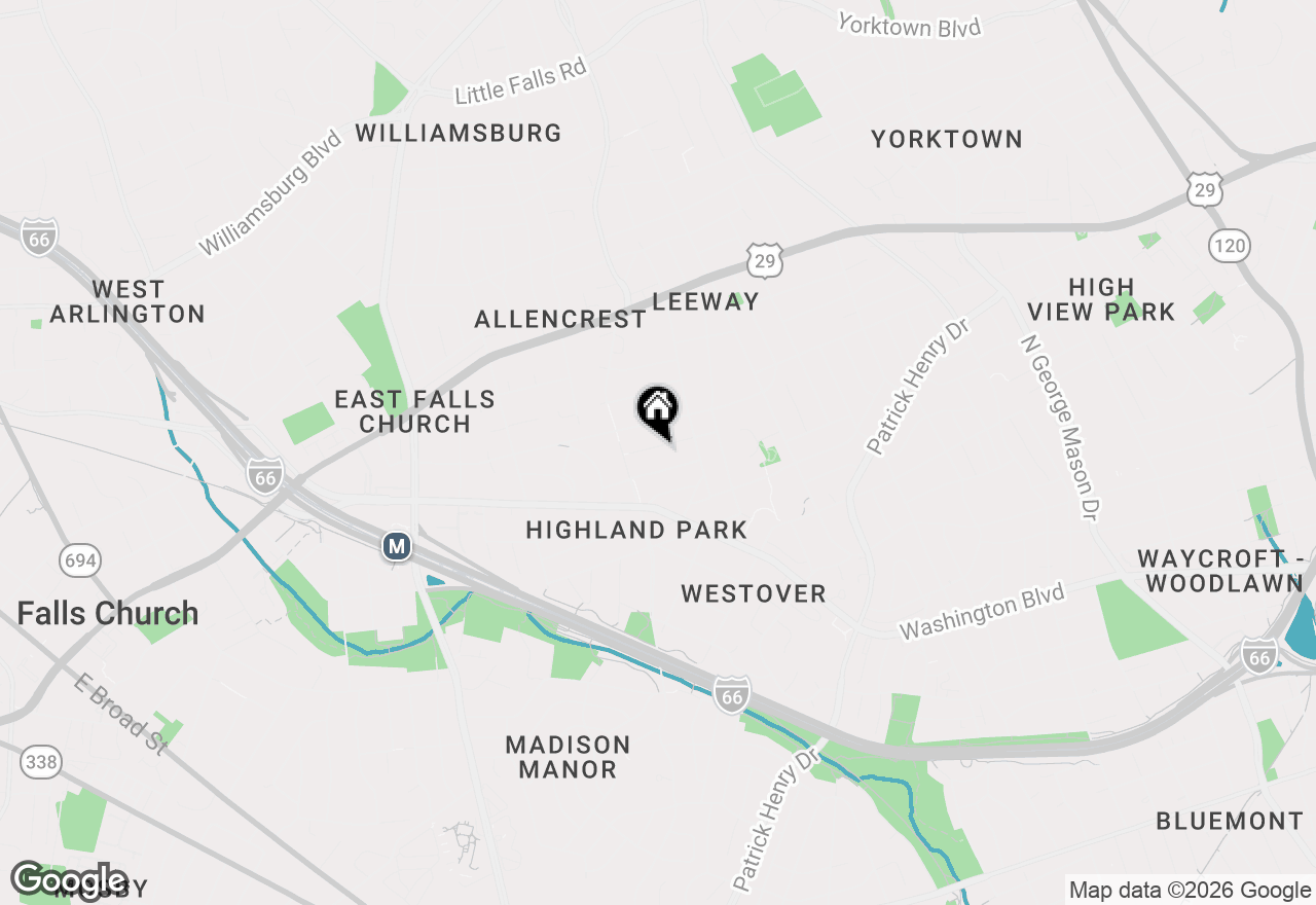 Map of 6034 21st Street N, Arlington, VA 22205