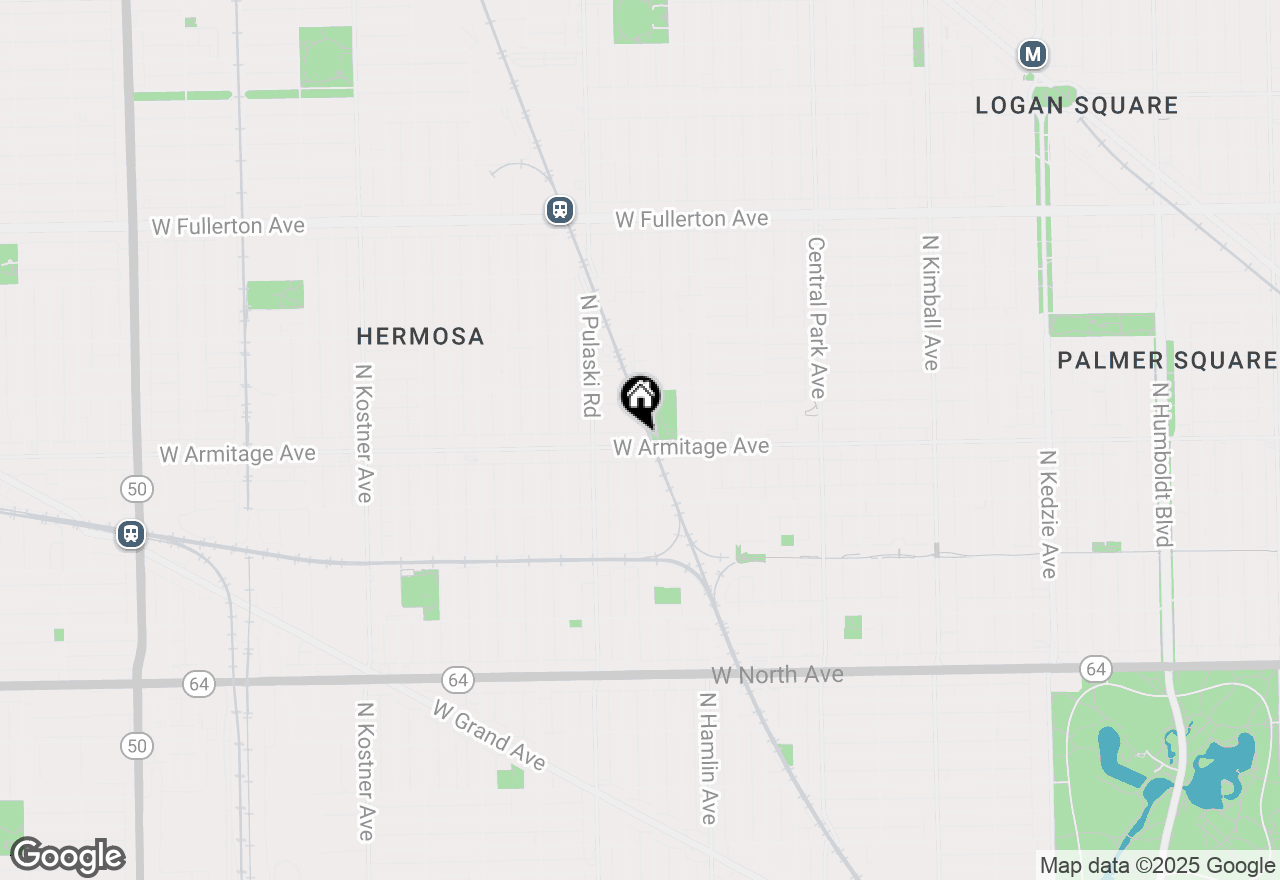 Map of 3904 W Armitage Avenue #2F, Chicago, IL 60647