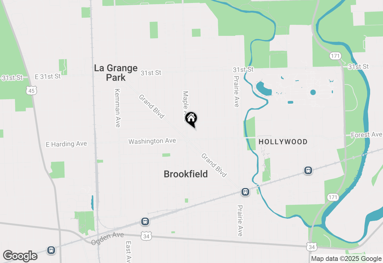 Map of 9140 Broadway Avenue, Brookfield, IL 60513
