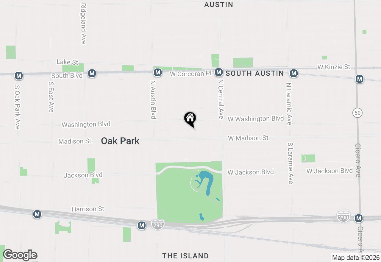 Map of 25 N Menard Avenue #2S, Chicago, IL 60644