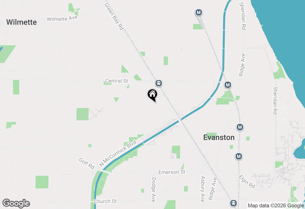 Map of 1911 Colfax Street, Evanston, IL 60201