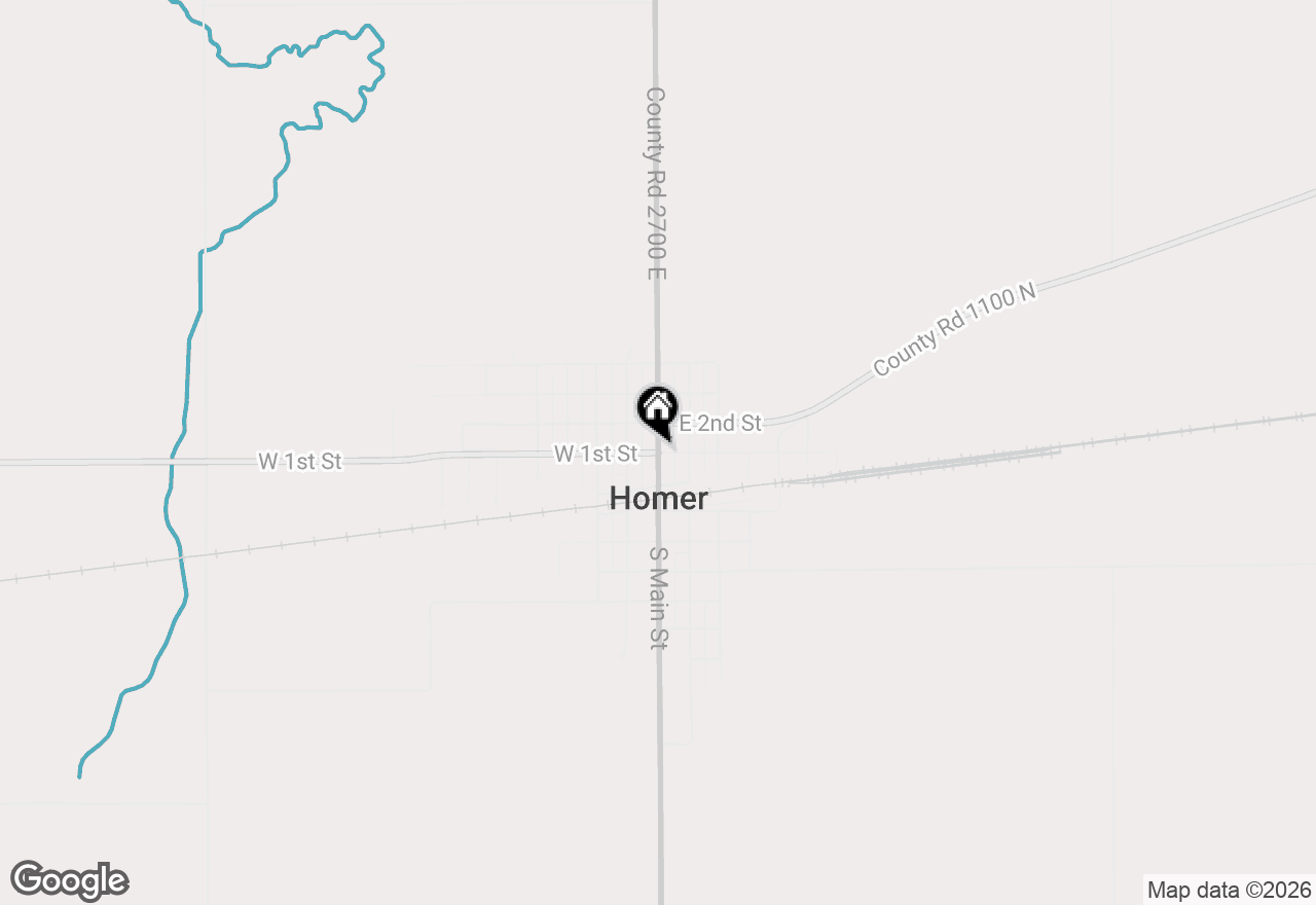 Map of 2758 Cr 1100 N, Homer, IL 61849