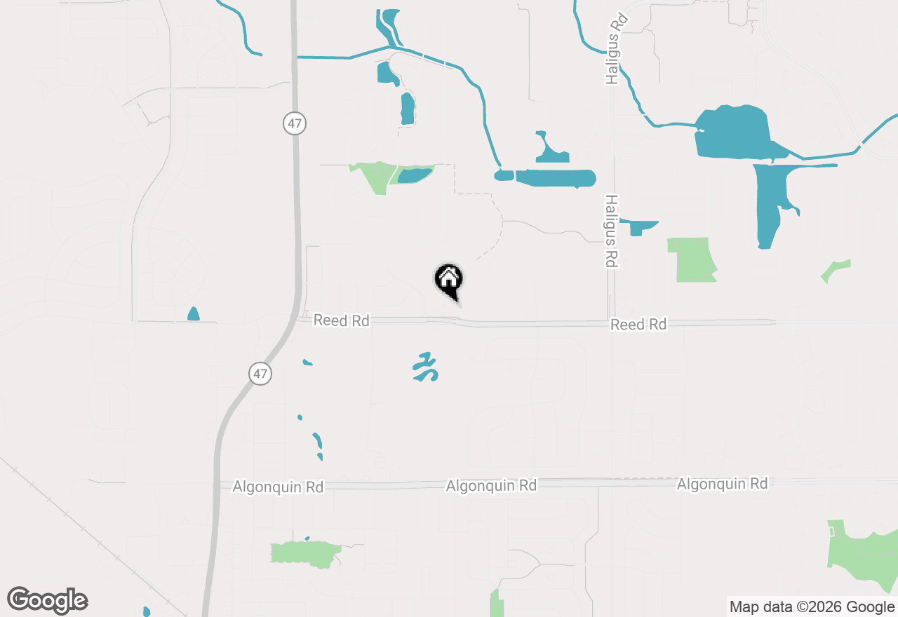 Map of 10020 Berkshire Lane, Huntley, IL 60142