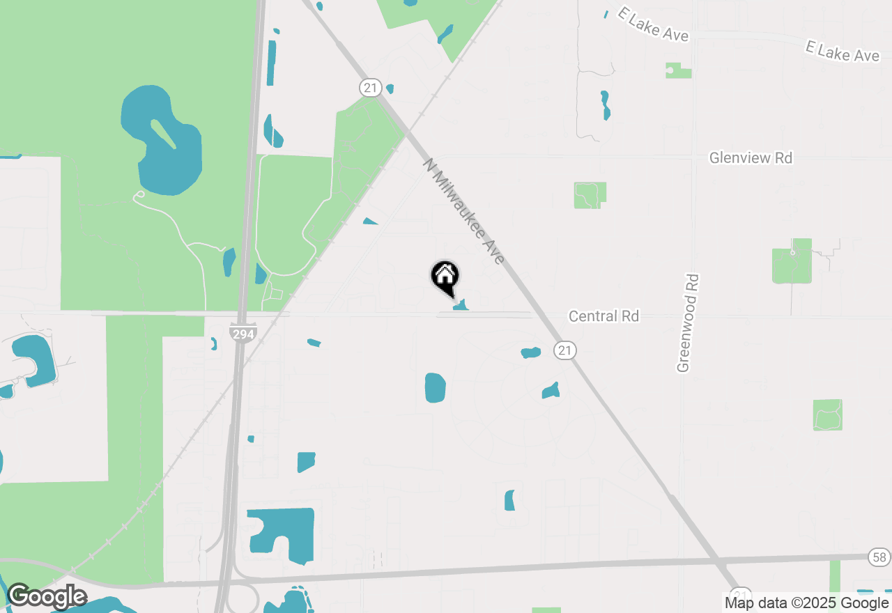 Map of 4150 Central Road #3E, Glenview, IL 60025