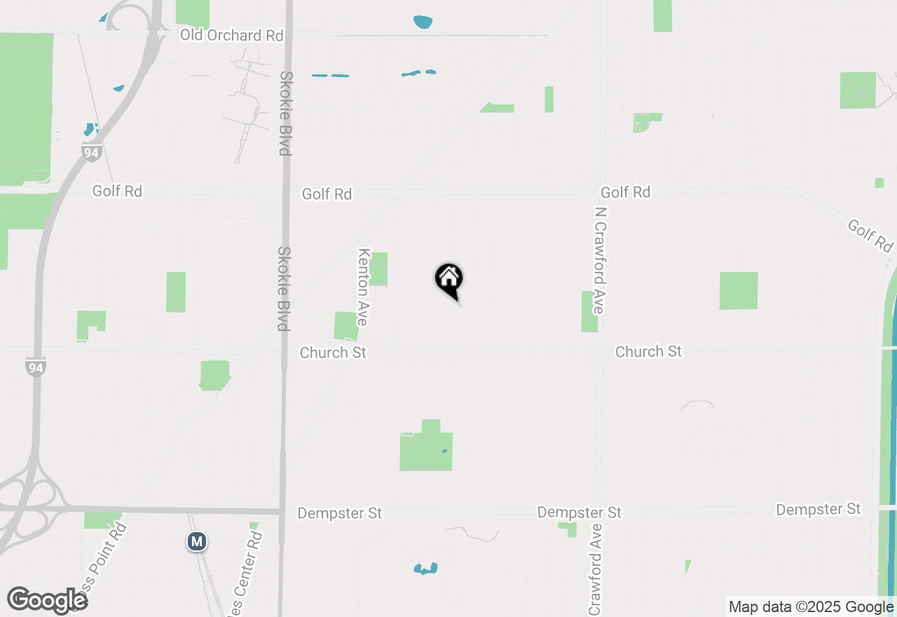 Map of 4354 Lyons Street, Skokie, IL 60076