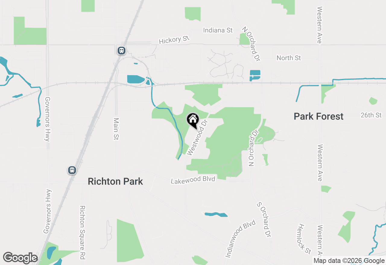 Map of 115 Willow Street, Park Forest, IL 60466