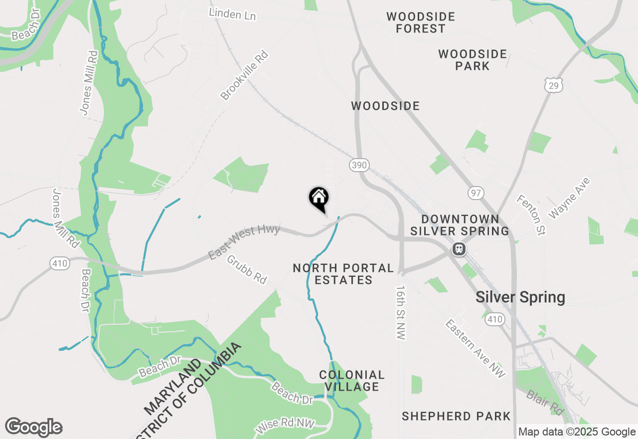 Map of 8507 Leonard Drive, Silver Spring, MD 20910