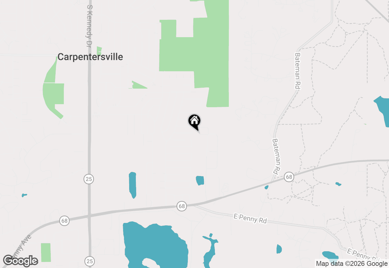 Map of (Address confidential), Carpentersville, Illinois 60110