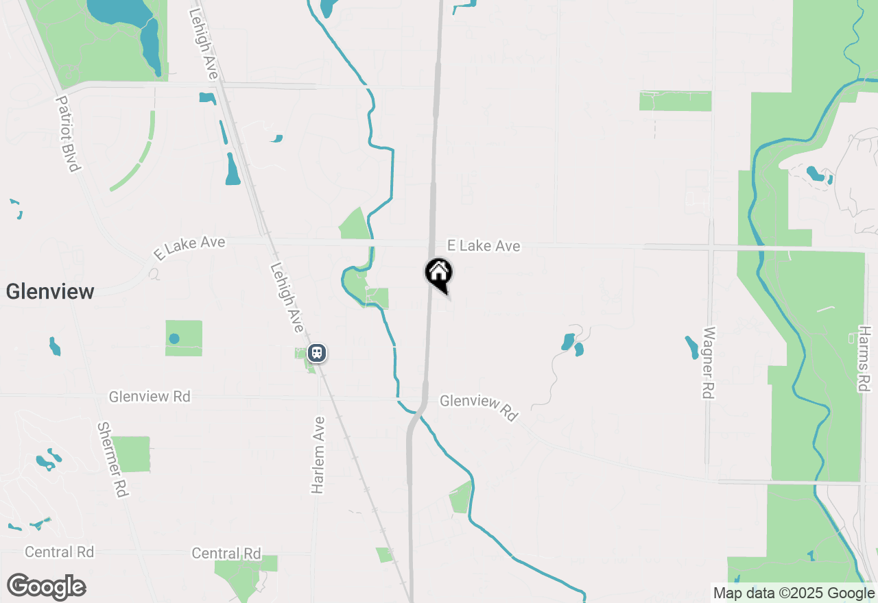 Map of 1235 Waukegan Road, Glenview, IL 60025