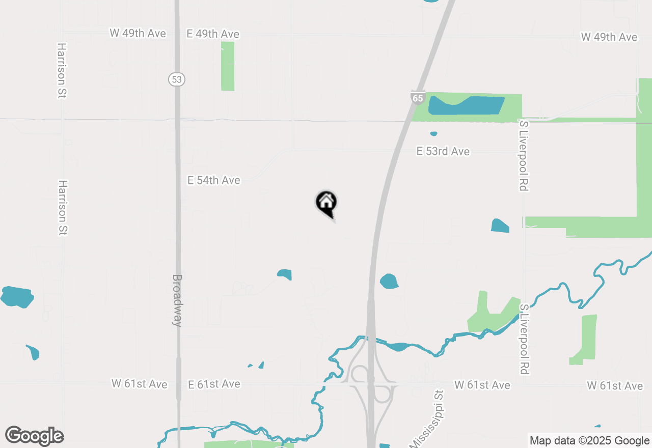 Map of 865 Marcella Road, Merrillville, IN 46410