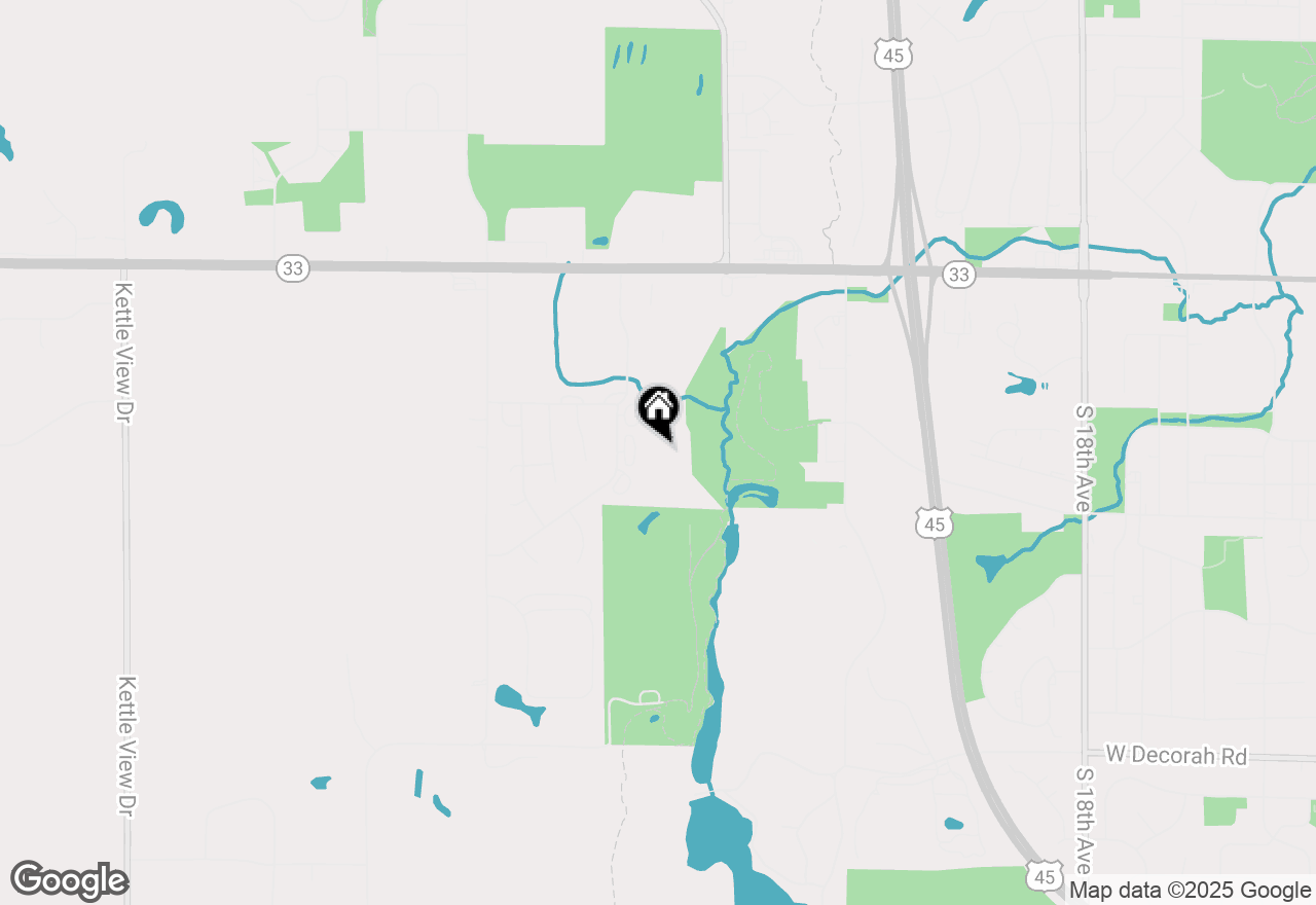 Map of 101 Deer Ridge Dr, West Bend, WI 53095