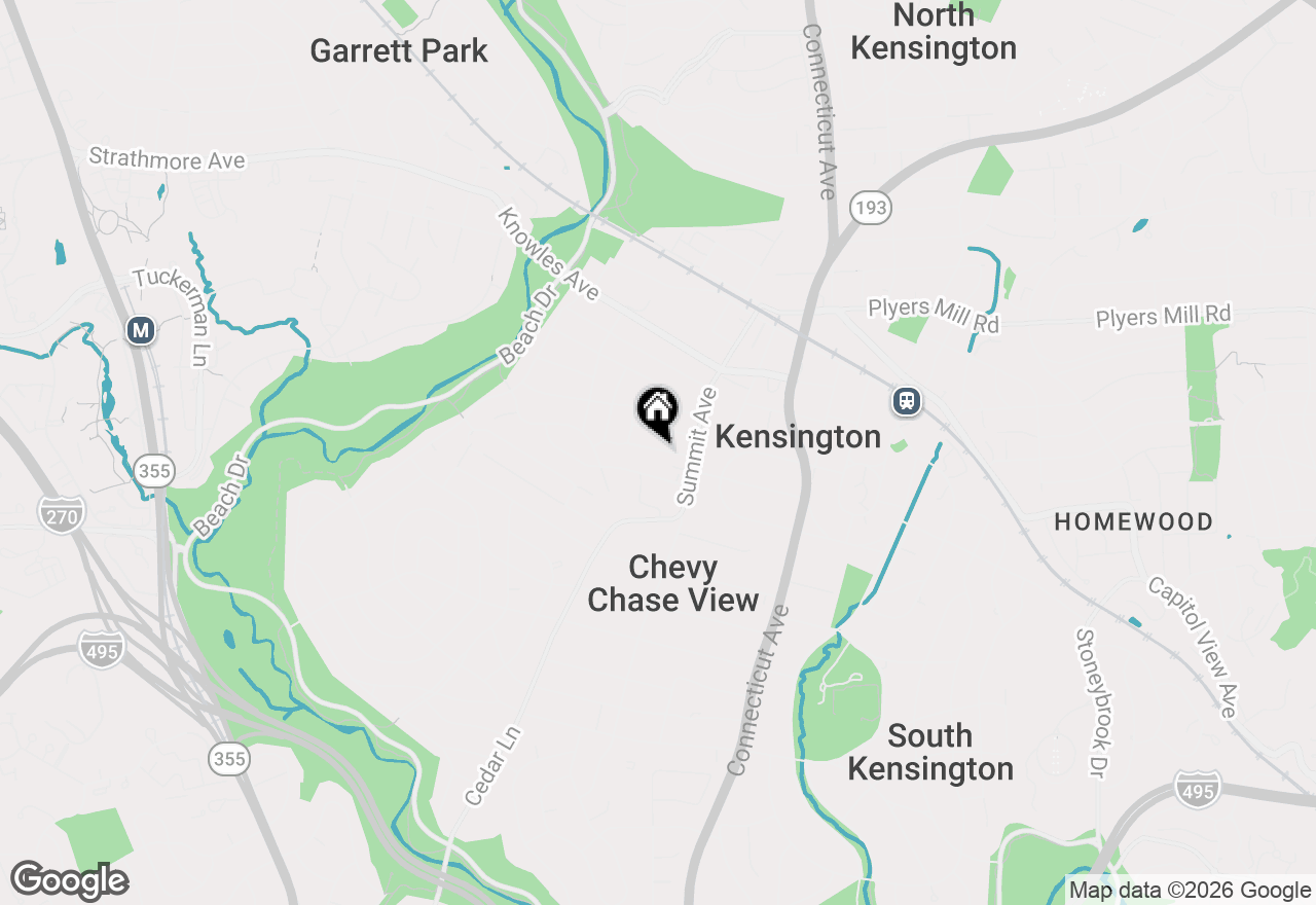 Map of 4212 Matthews Lane, Kensington, MD 20895