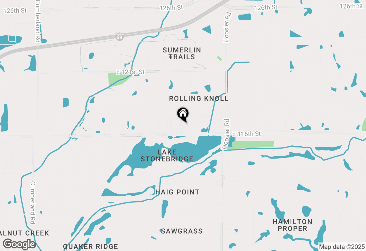 Map of 11022 E 116th Street, Fishers, IN 46037