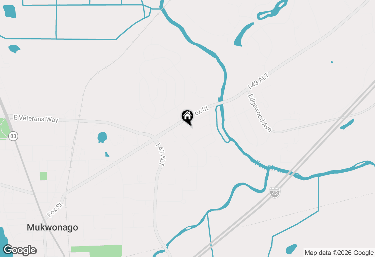 Map of 1209 Williams Dr, Mukwonago, WI 53149