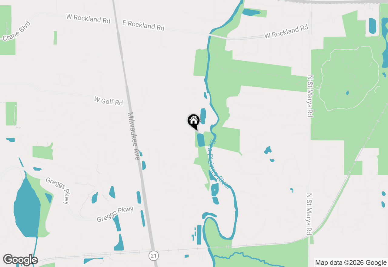 Map of 816 Paddock Lane, Libertyville, IL 60048