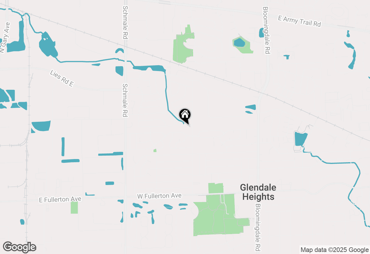 Map of 23 Hesterman Drive, Glendale Heights, IL 60139