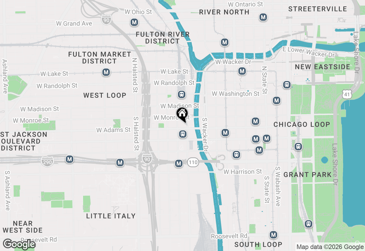 Map of 130 S Canal Street #220, Chicago, IL 60606