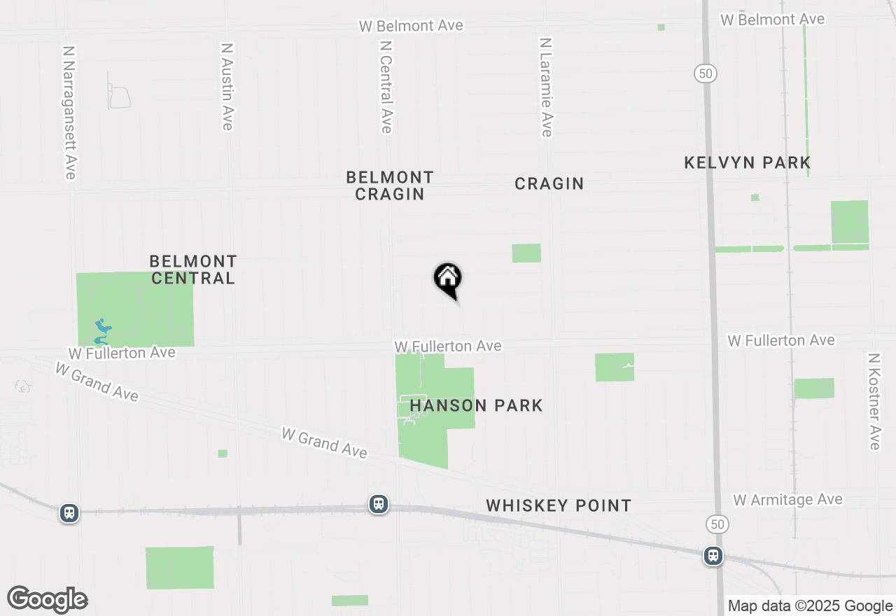 Map of 2458 N Lotus Avenue, Chicago, IL 60639