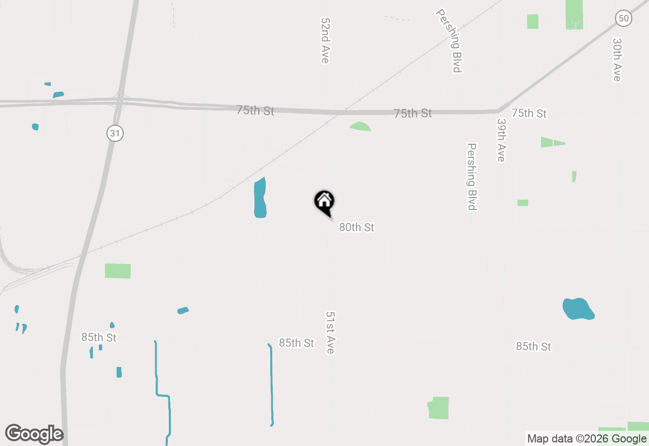 Map of 7944 Cooper Rd, Pleasant Prairie, WI 53158