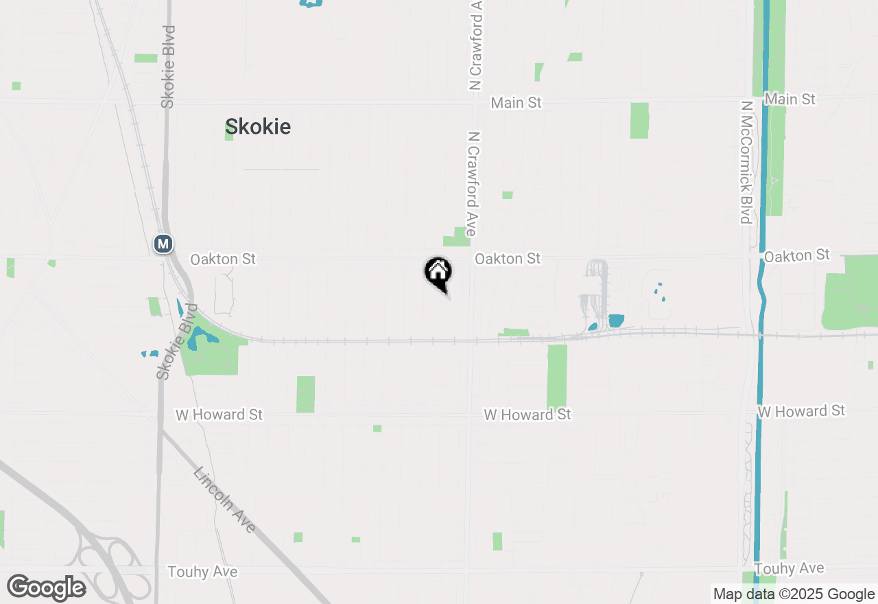 Map of 4053 Kirk Street, Skokie, IL 60076